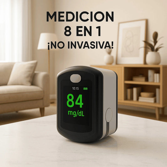 GlucoSense Pro™ – Monitor Inteligente 8-en-1 para Controlar tu Salud sin Dolor
