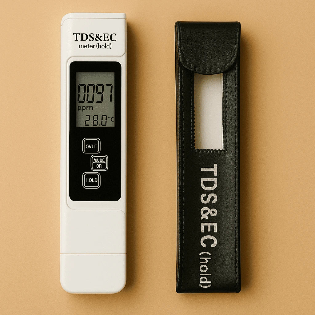 AquaCheck™ 2 en 1 – Medidor Digital Portátil de Calidad del Agua (TDS + EC)