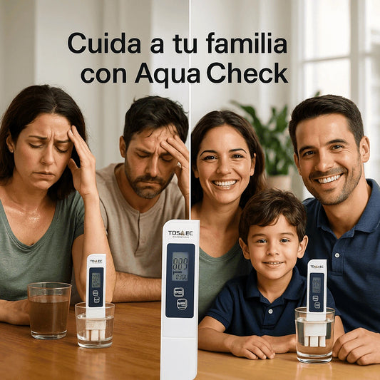 AquaCheck™ 2 en 1 – Medidor Digital Portátil de Calidad del Agua (TDS + EC)