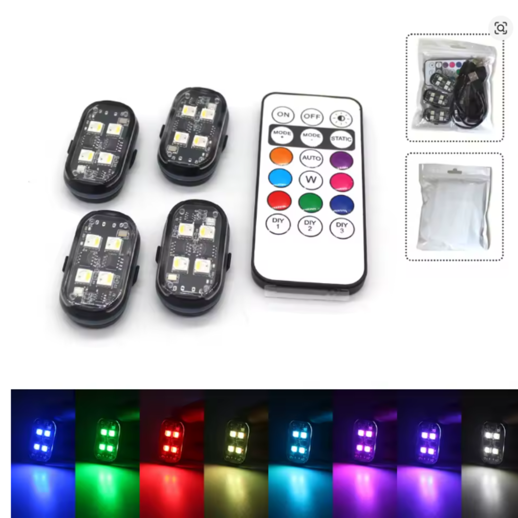 NeoGlow - ¡Renueva por completo el interior de tu coche, 100% inalámbrico!