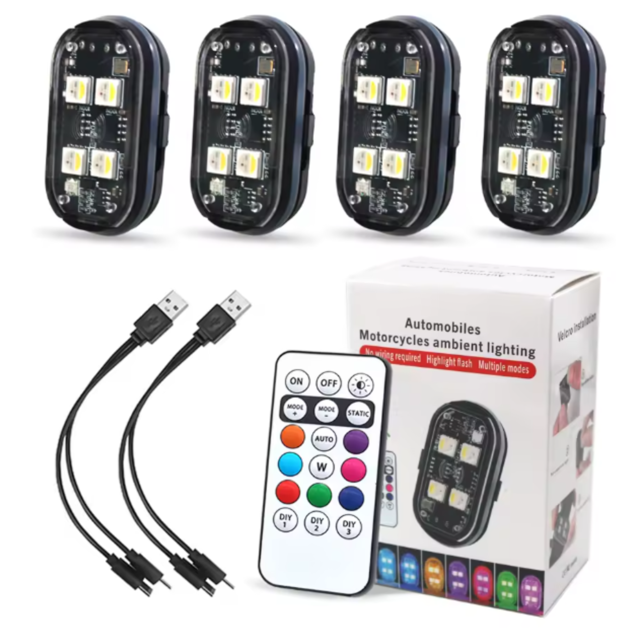 NeoGlow - ¡Renueva por completo el interior de tu coche, 100% inalámbrico!